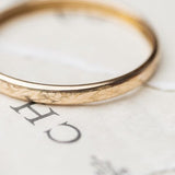 Vintage Gold Filled Bangle Etched Estate Jewelry - Gaines Jewelers