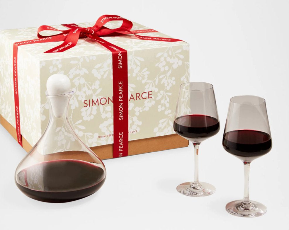 Vintner Red Wine Gift Set - Simon Pearce - Gaines Jewelers