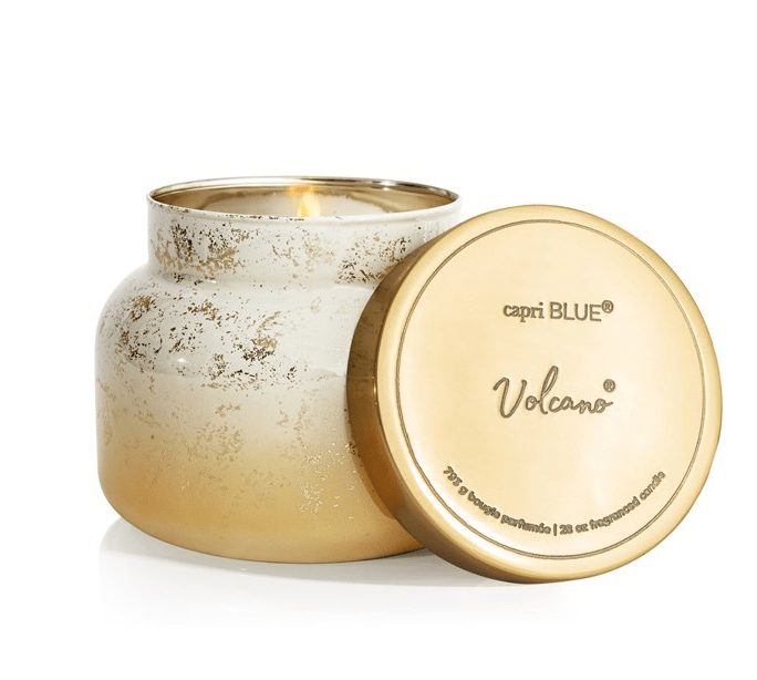 Volcano Glimmer Oversized Signature Jar, 28 oz - Capri Blue - Gaines Jewelers