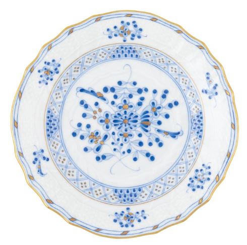 Waldstein Blue Bread and Butter Plate - Herend - Gaines Jewelers