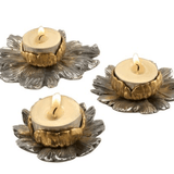 * Water Lily Tea Light Set/3 - Gaines Jewelers