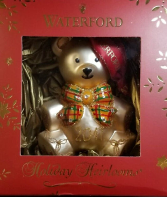 Waterford Nostalgic Baby's First Teddy Bear Ornament 2017 - Gaines Jewelers