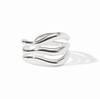 Wave Ring - Silver - OS - Julie Vos - Gaines Jewelers