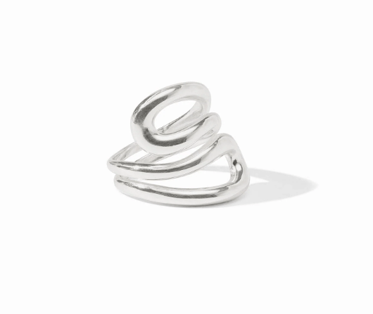 Wave Wrap Ring - Silver - OS - Julie Vos - Gaines Jewelers