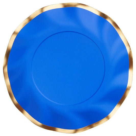 WAVY SALAD PLATE EVERYDAY BLUE - Gaines Jewelers