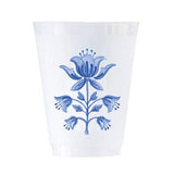 WH Hostess Social Stationery - In Stock Tulip Block Print Shatterproof Cups - Gaines Jewelers