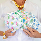 WH Hostess Social Stationery - In Stock WH Paper Cocktail Napkins | Tulip Block Print - Gaines Jewelers