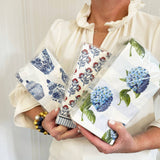 WH Hostess Social Stationery - Red Floral Block Print Paper Guest Towels | Luxe Pack of 40 - Gaines Jewelers