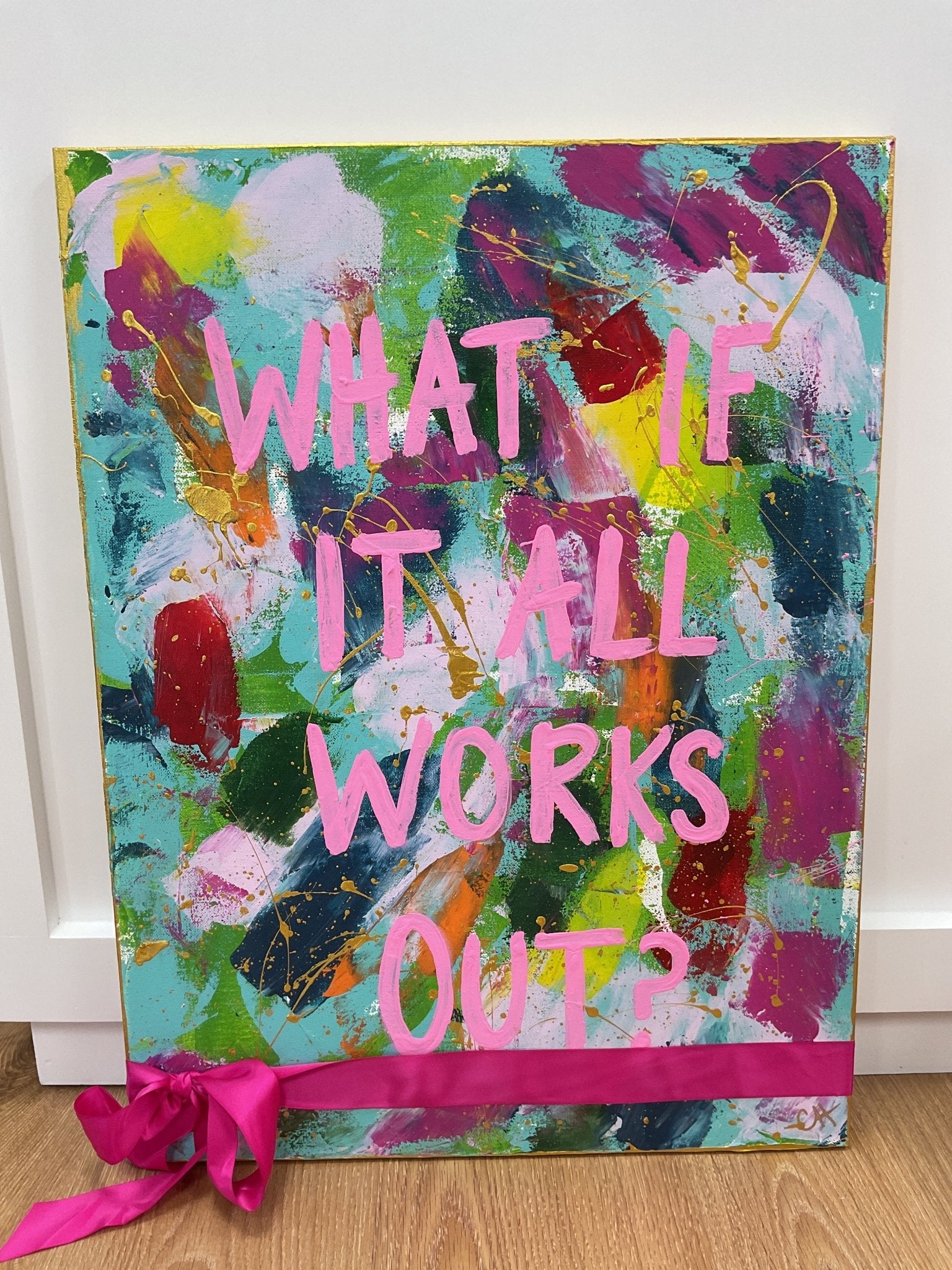 What If It All Works Out? 18x24 - CYTA Art - Gaines Jewelers