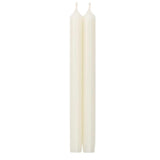 White 12" Crown Candles - Caspari - Gaines Jewelers