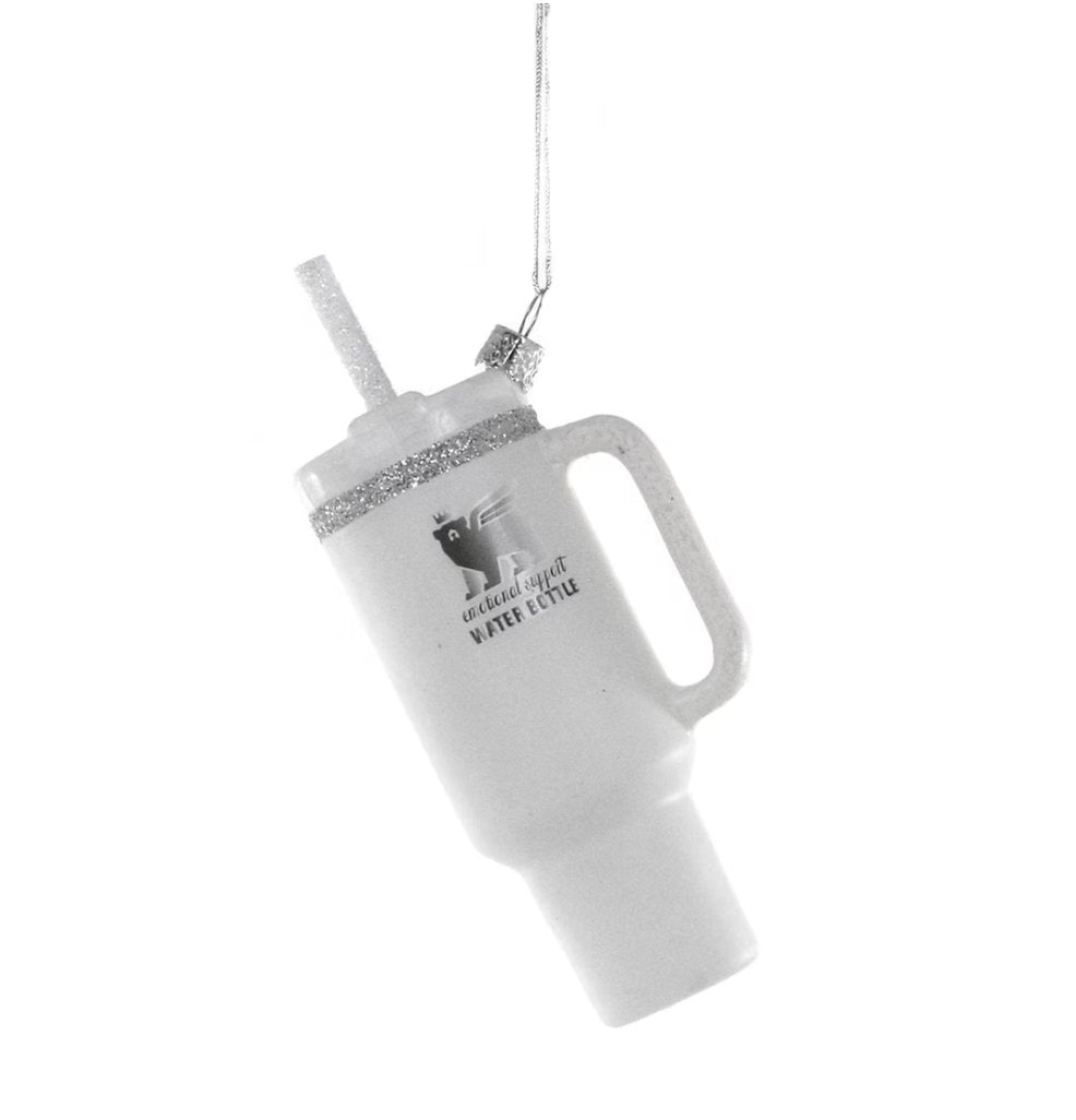 White Beverage Tumbler Ornament - Cody Foster & Co - Gaines Jewelers