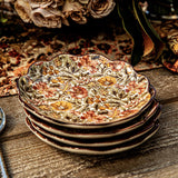 Willa Cocktail Plate Set/4 - Amber - Juliska - Gaines Jewelers