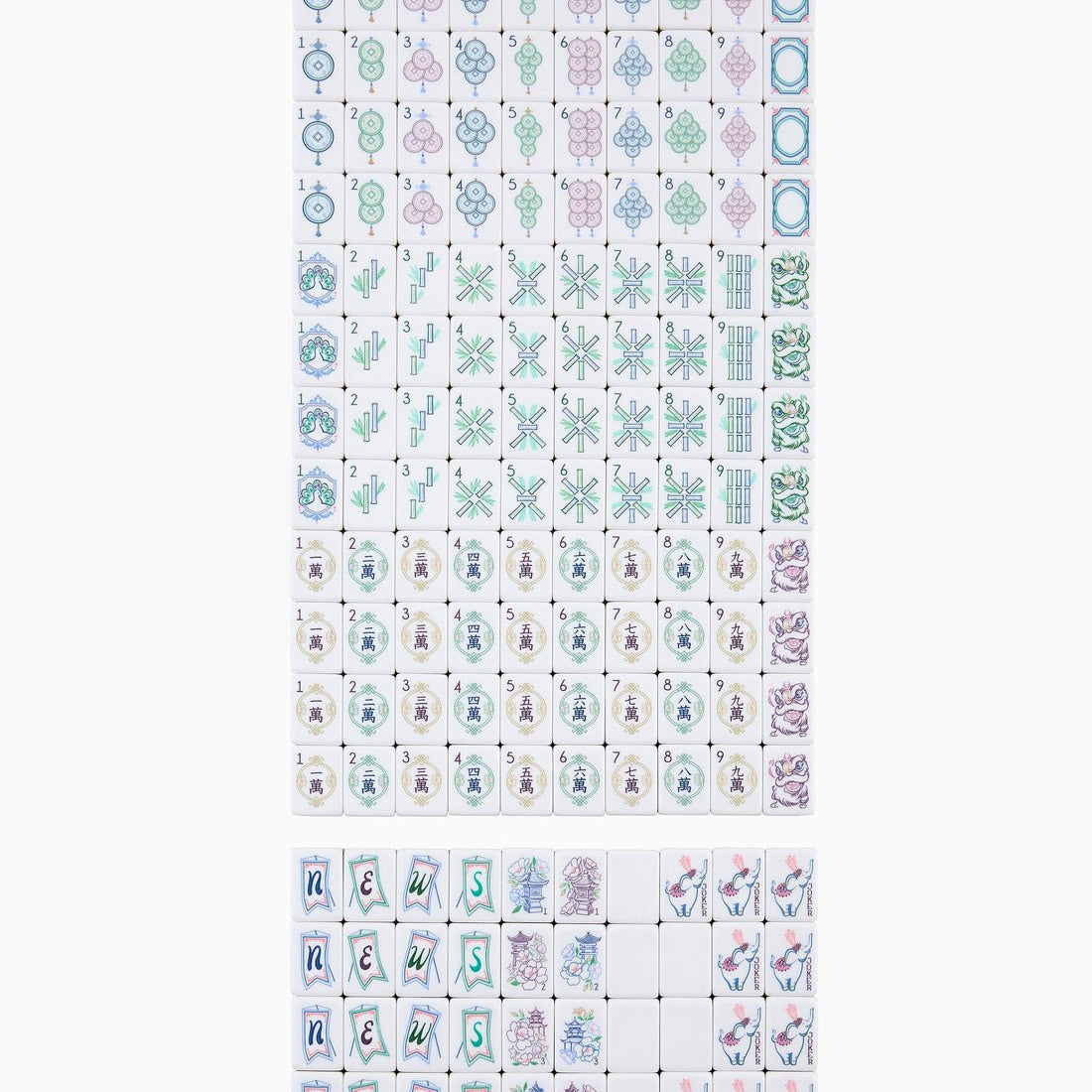 Willow Mahjong Tiles - Oh My Mahjong - Gaines Jewelers