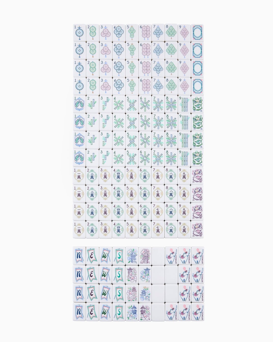 Willow Mahjong Tiles - Oh My Mahjong - Gaines Jewelers