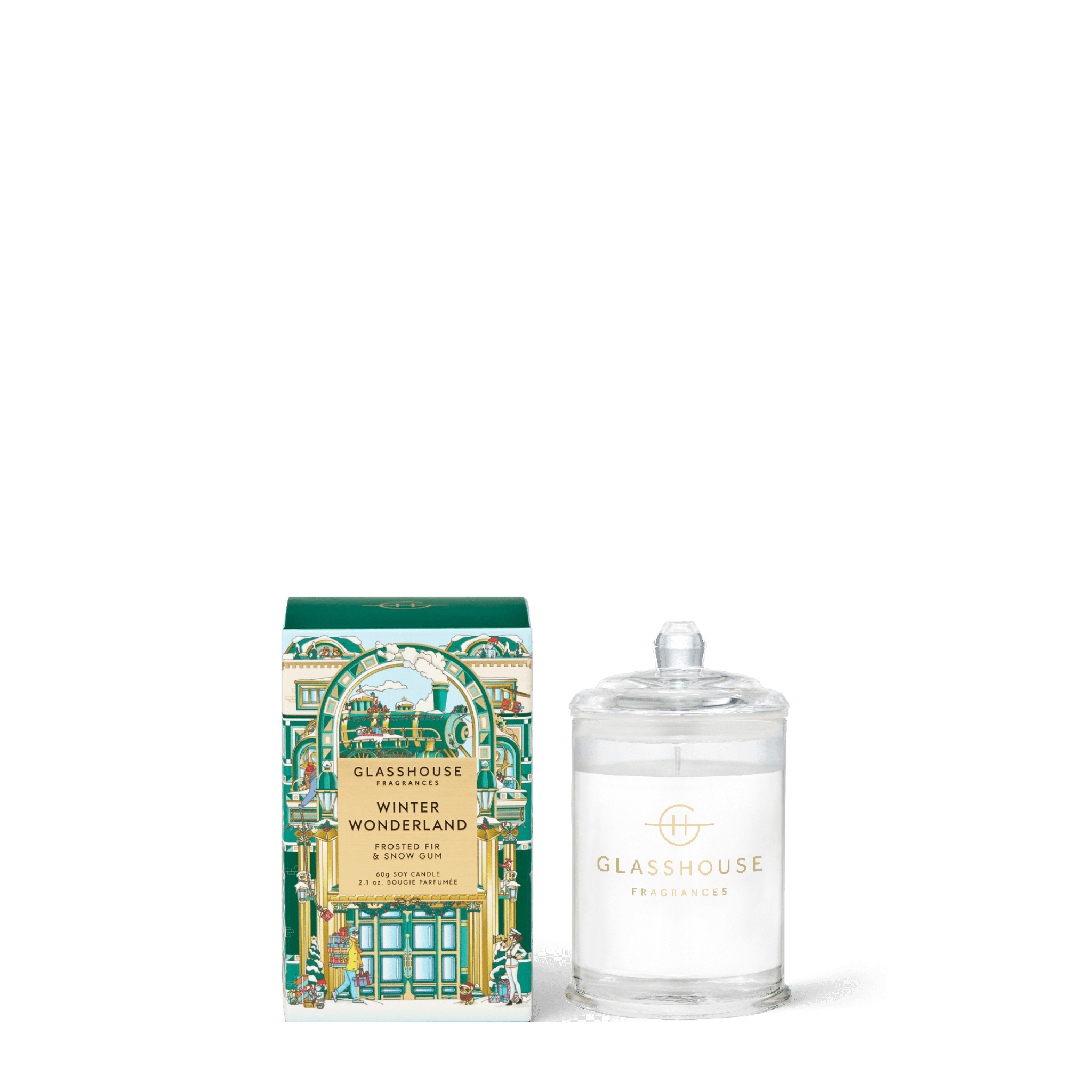Winter Wonderland 2.1 oz - Frosted Fir & Snow Gum - Glasshouse - Gaines Jewelers