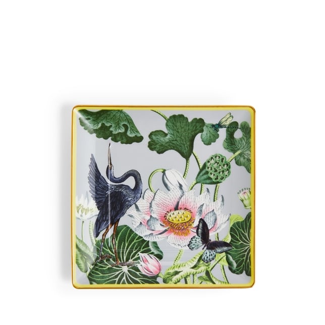 Wonderlust Waterlily Gift Tray - Grey - Wedgwood - Gaines Jewelers