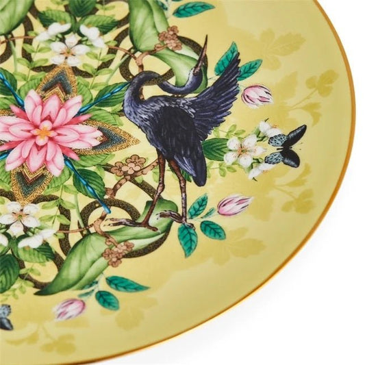 Wonderlust Waterlily Salad Plate - Yellow - Wedgwood - Gaines Jewelers