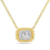 Yellow Gold and Diamond Necklace - Bassali - Gaines Jewelers
