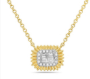 Yellow Gold and Diamond Necklace - Bassali - Gaines Jewelers