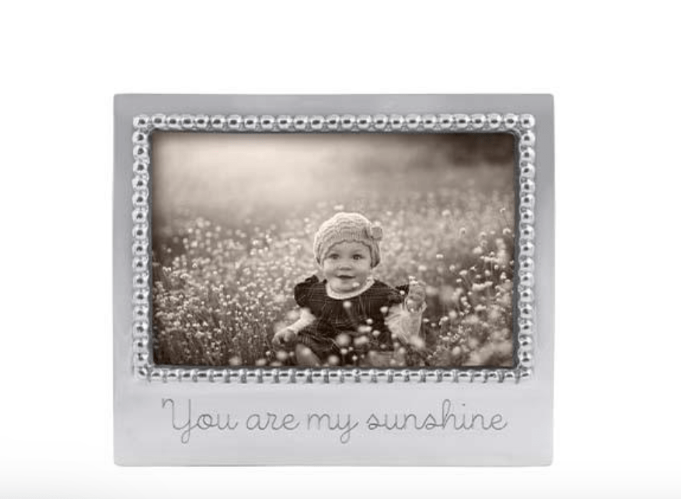 YOU ARE MY SUNSHINE Beaded 4x6 Frame - Mariposa - Gaines Jewelers