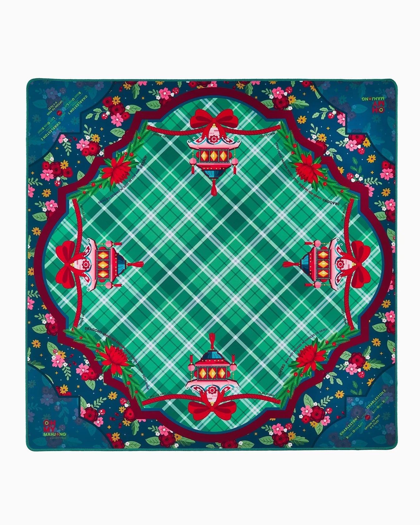 Yuletide Mat in Tube - Oh My Mahjong - Gaines Jewelers