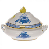 Mini Tureen with Lemon Blue Chinese Bouquet - Herend