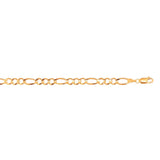14kt Figaro Link Bracelet - Gaines Jewelers