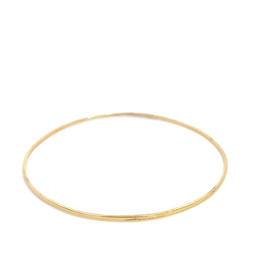 14kt oval bangle bracelet - Gaines Jewelers