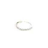 14ktyg 0.40ctw diamond band halfway - Gaines Jewelers