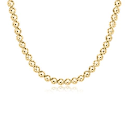 15" Choker Classic Gold Bead Necklace - Gaines Jewelers