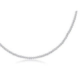 15" Choker Classic Sterling Bead - Gaines Jewelers