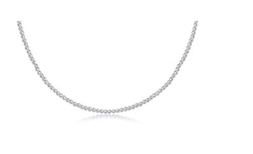 15" Choker Classic Sterling Bead - Gaines Jewelers
