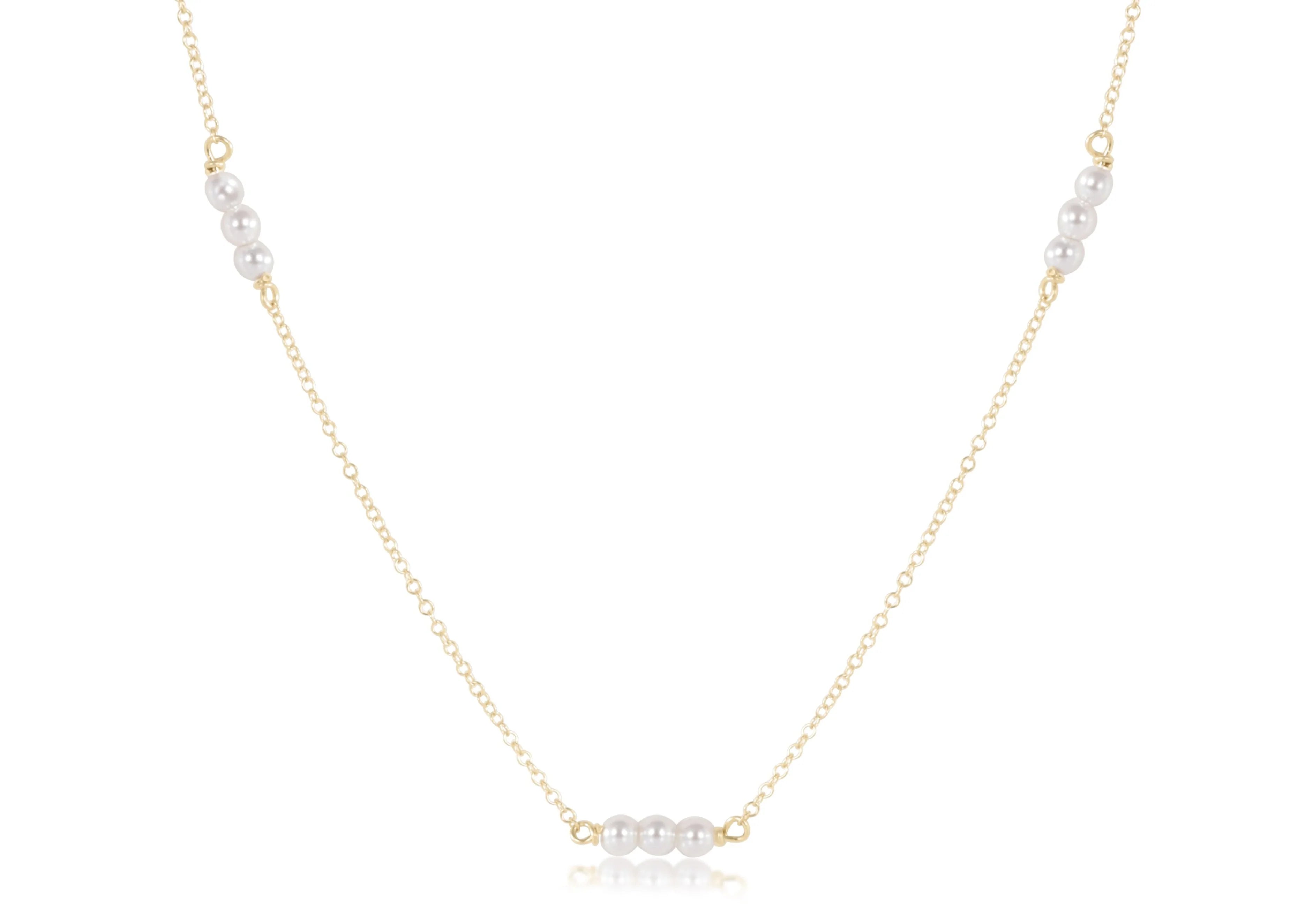 15" Joy Simplicity Pearl 3mm Choker - Gaines Jewelers