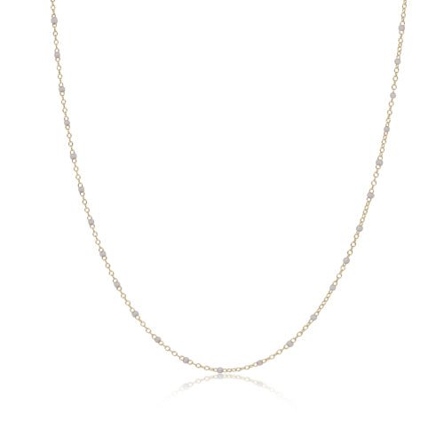 15" Simplicity Chain-Pearl Choker - Gaines Jewelers