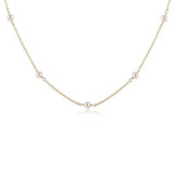 15" Simplicity Chain-Pearl Choker - Gaines Jewelers