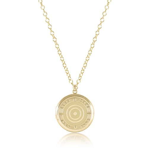 16" Gold Cherish Locket Necklace - Gaines Jewelers