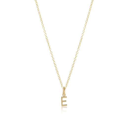 16" Gold Necklace Respect Charm - Gaines Jewelers