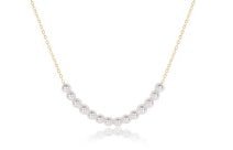16" Necklace Gold-Classic Pearl Beaded Bliss-4mm - Gaines Jewelers