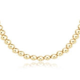 17" Choker Classic Gold Bead - Gaines Jewelers