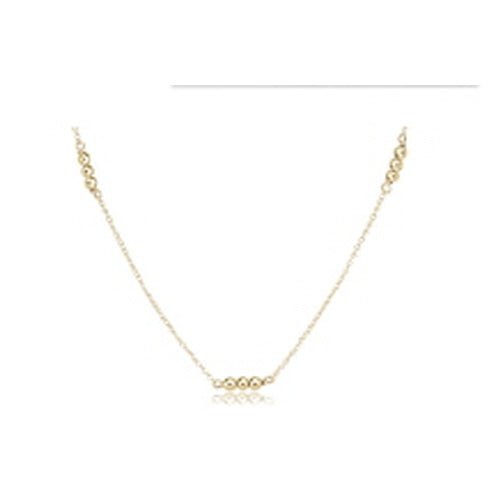 17" Choker Joy Simplicity Chain Gold - 3mm Gold - Gaines Jewelers