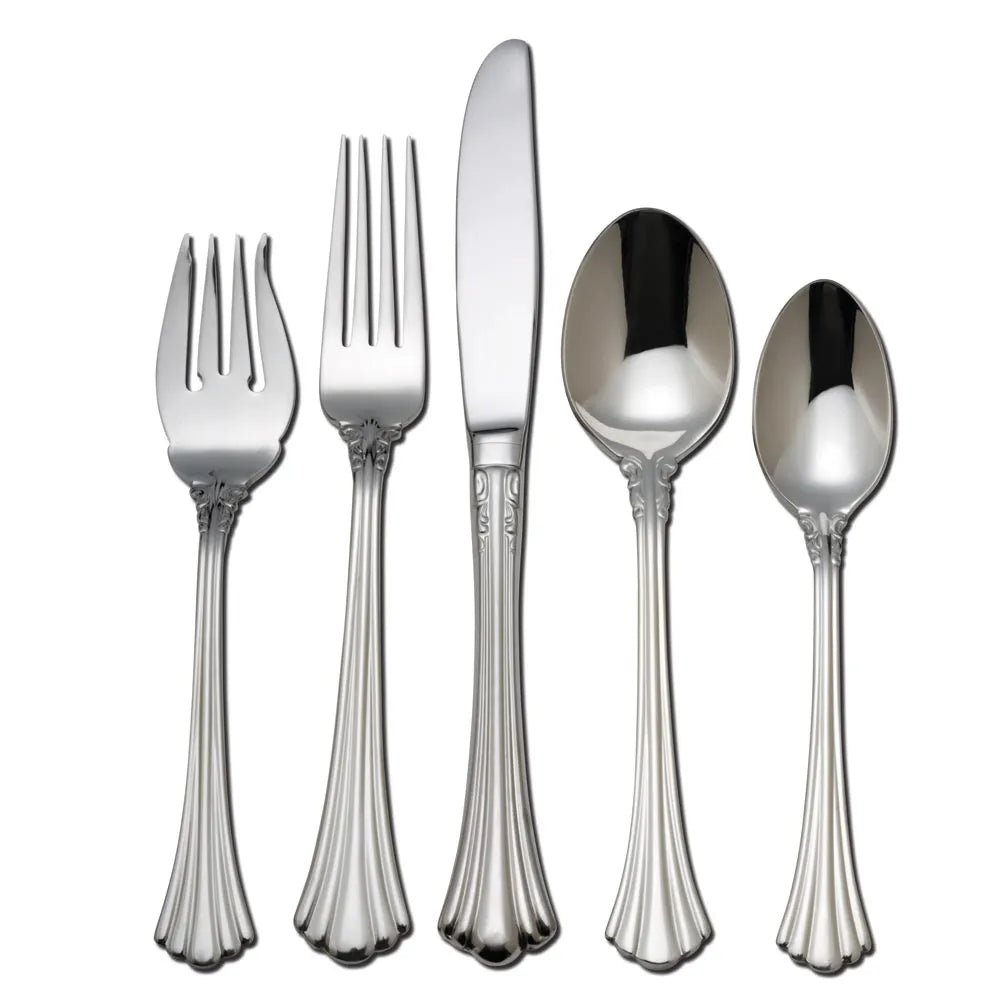 1800 5-Piece Stainless Steel Flatware Set - Gaines Jewelers