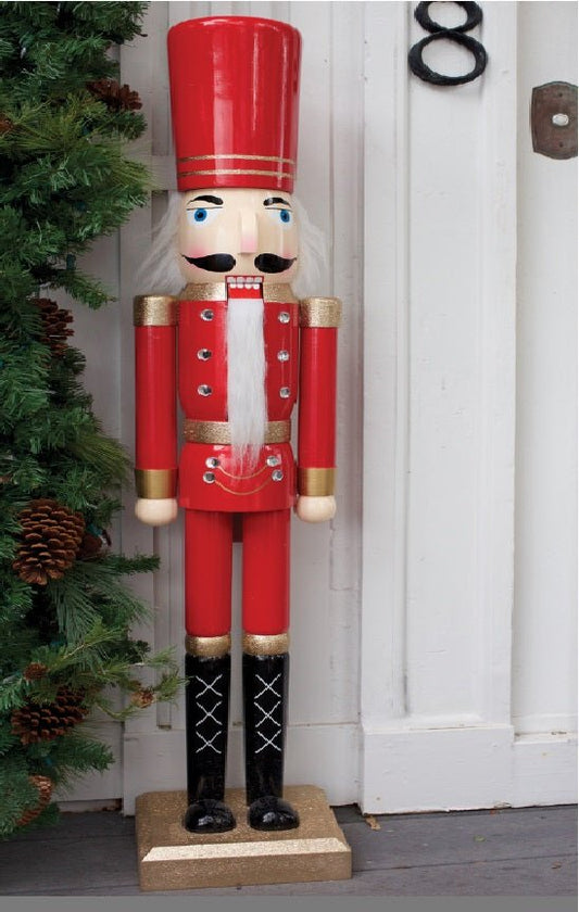 4ft Red Nutcracker - Gaines Jewelers