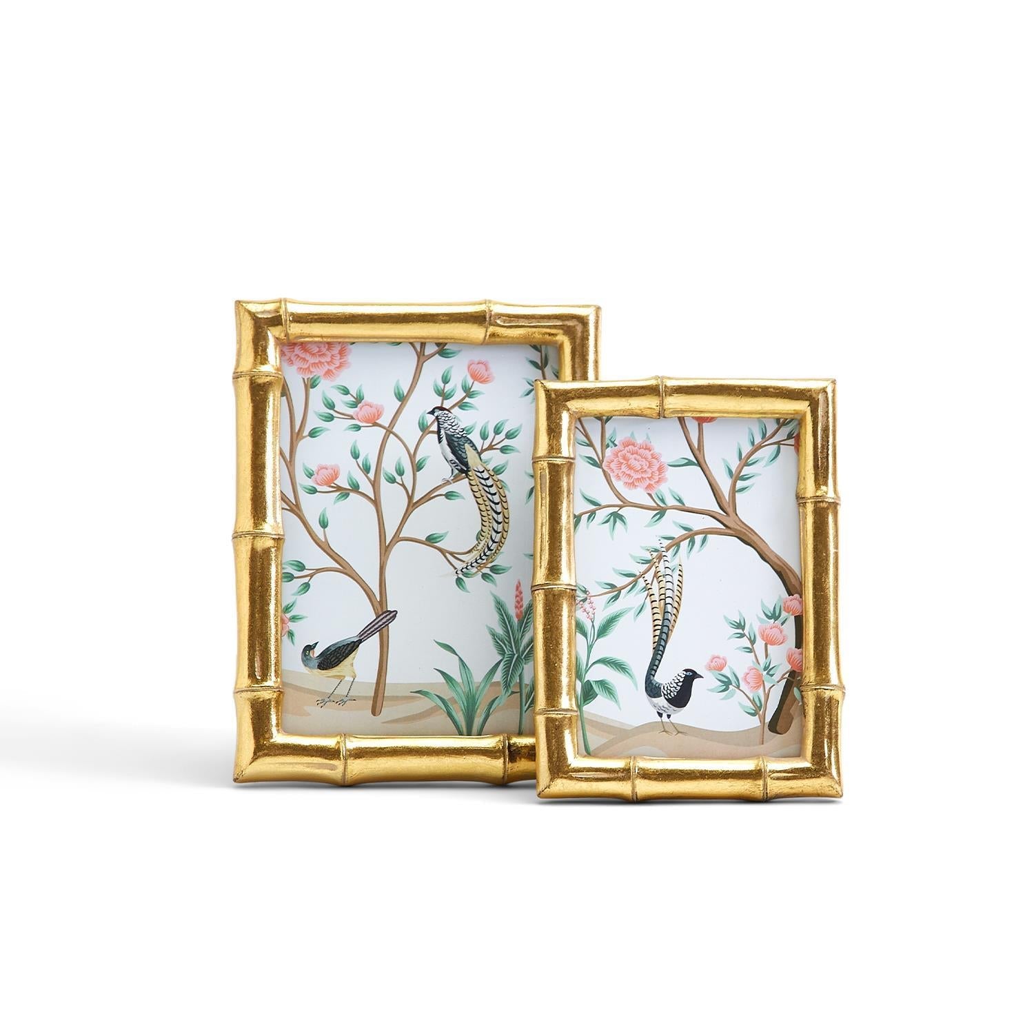 4x6 Gold Bamboo Frame - Gaines Jewelers