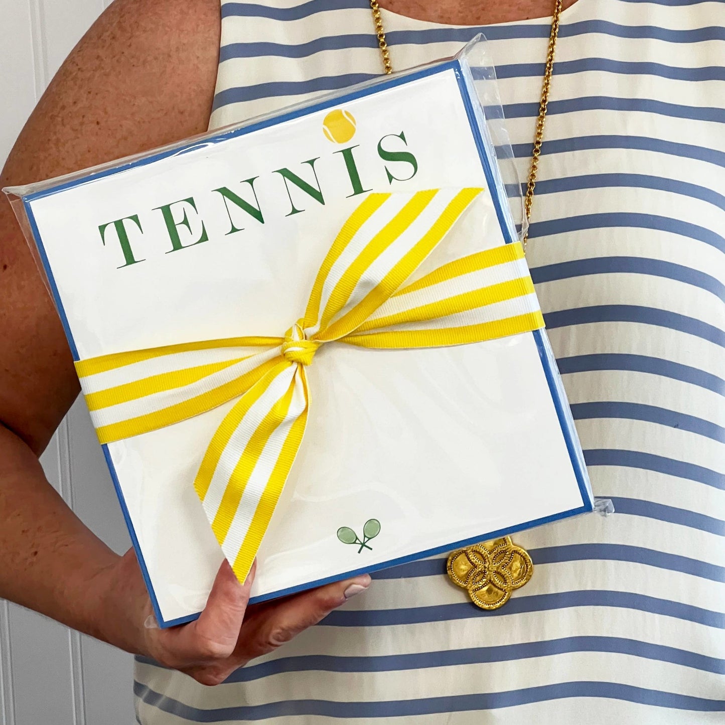 8.5"X8.5" SLAB Notepad | Tennis - Gaines Jewelers