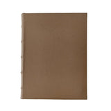 9" Hardcover Journal Taupe Traditional Leather - Gaines Jewelers