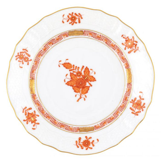 Chinese Bouquet - Bread & Butter Plate - Rust - Herend