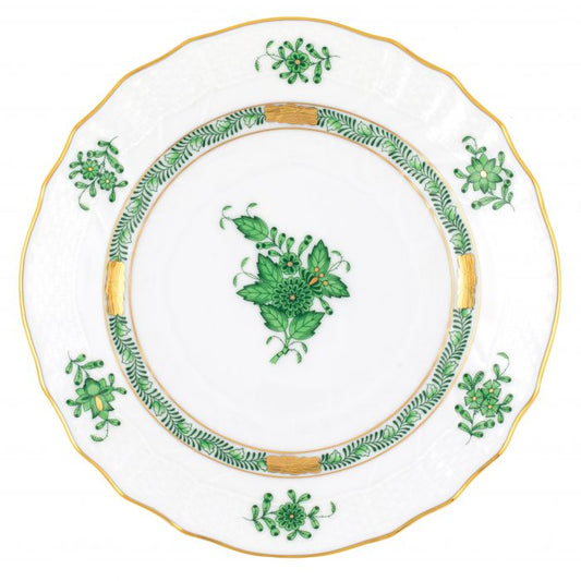 Chinese Bouquet - Bread & Butter Plate - Green - Herend