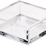 Acrylic Luncheon Napkin Holder Crystal Clear - Gaines Jewelers