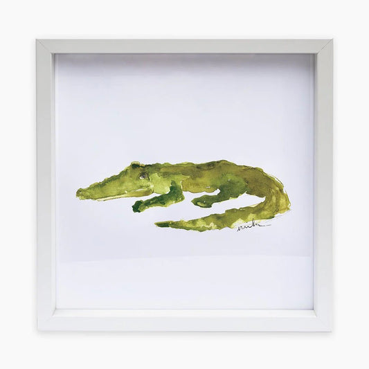 Alligator Framed Print - Gaines Jewelers