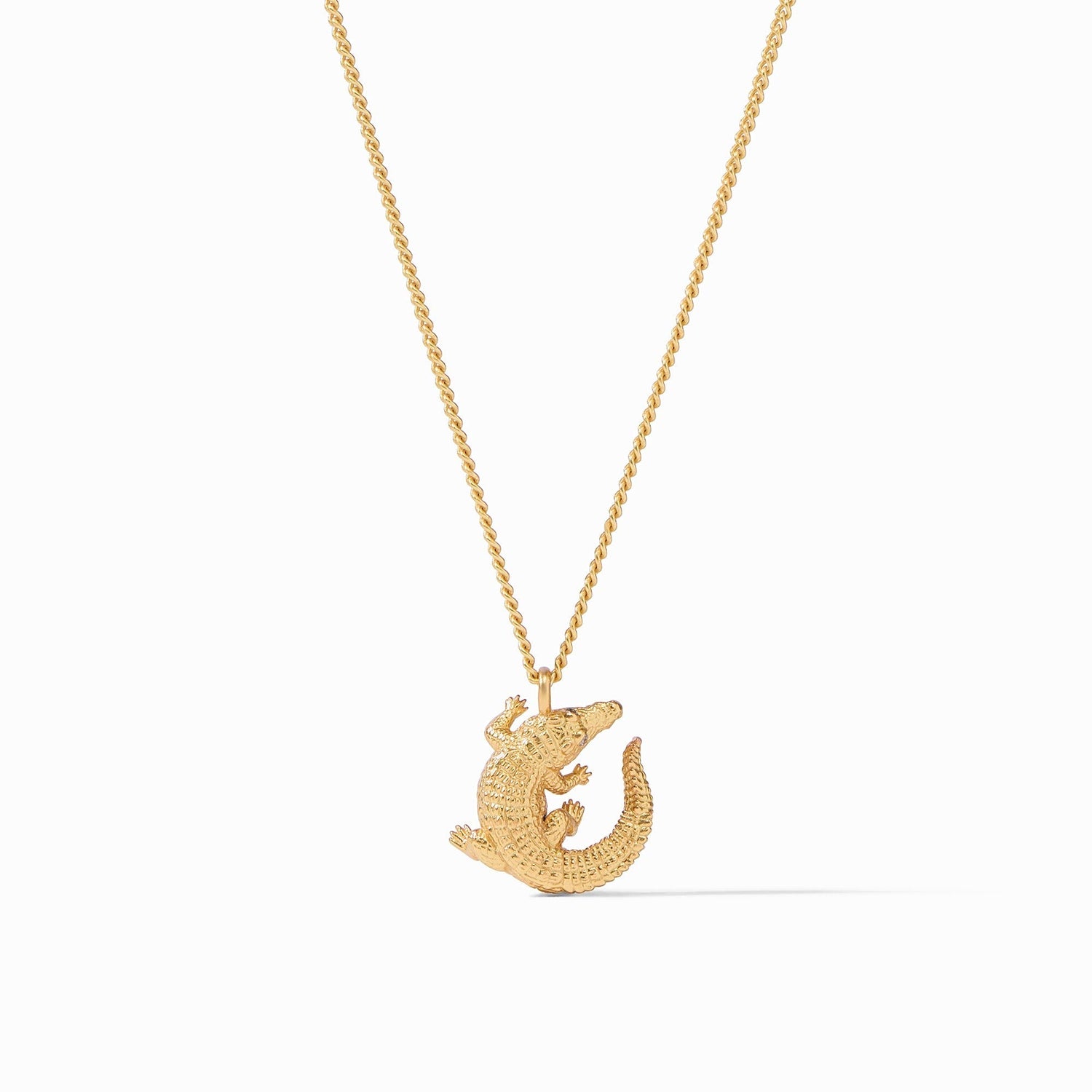 Alligator Gold Solitaire Necklace - Gaines Jewelers